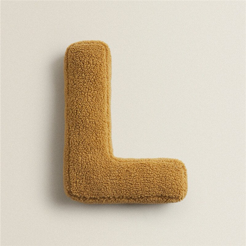 Avelena | Alphabet Letter Fleece Kissen