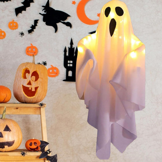 Avelena | Spooky Halloween Stoffgeist Hängeleuchten für Partyschmuck