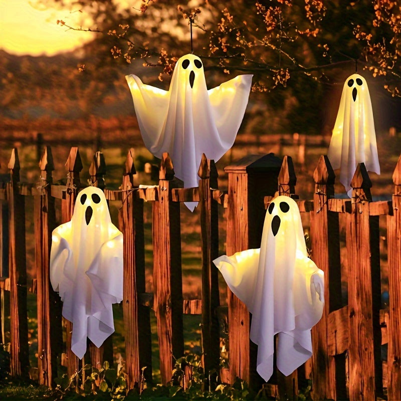 Avelena | Spooky Halloween Stoffgeist Hängeleuchten für Partyschmuck