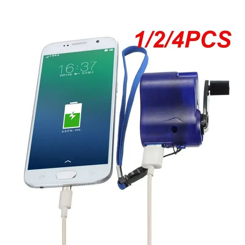 Avelena | Tragbares USB-Notfall-Ladegerät mit Handkurbel für Outdoor-Abenteuer