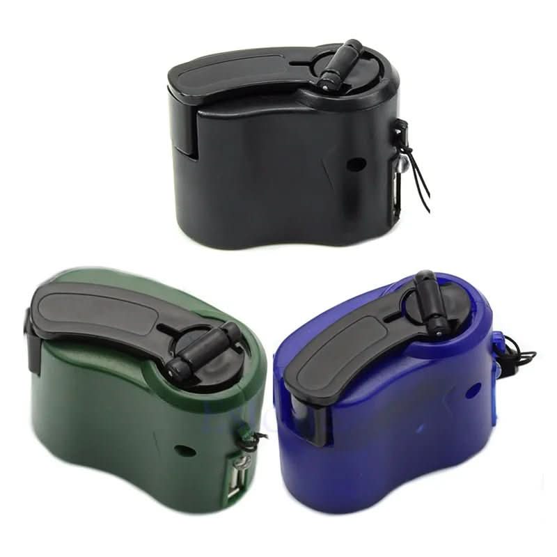 Avelena | Tragbares USB-Notfall-Ladegerät mit Handkurbel für Outdoor-Abenteuer