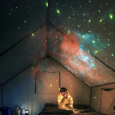 Avelena | Astronaut Galaxy Projektor | 8 einstellbare Nebelfarben & Fernbedienung für Entspannung und Sternegucken