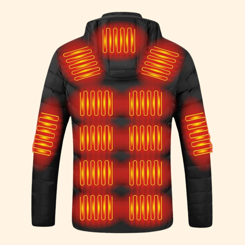 Avelena | Herren- & Damen-Heizjacke – Beste wiederaufladbare beheizte Pufferjacke, leichte batteriebetriebene Winterjacke UK