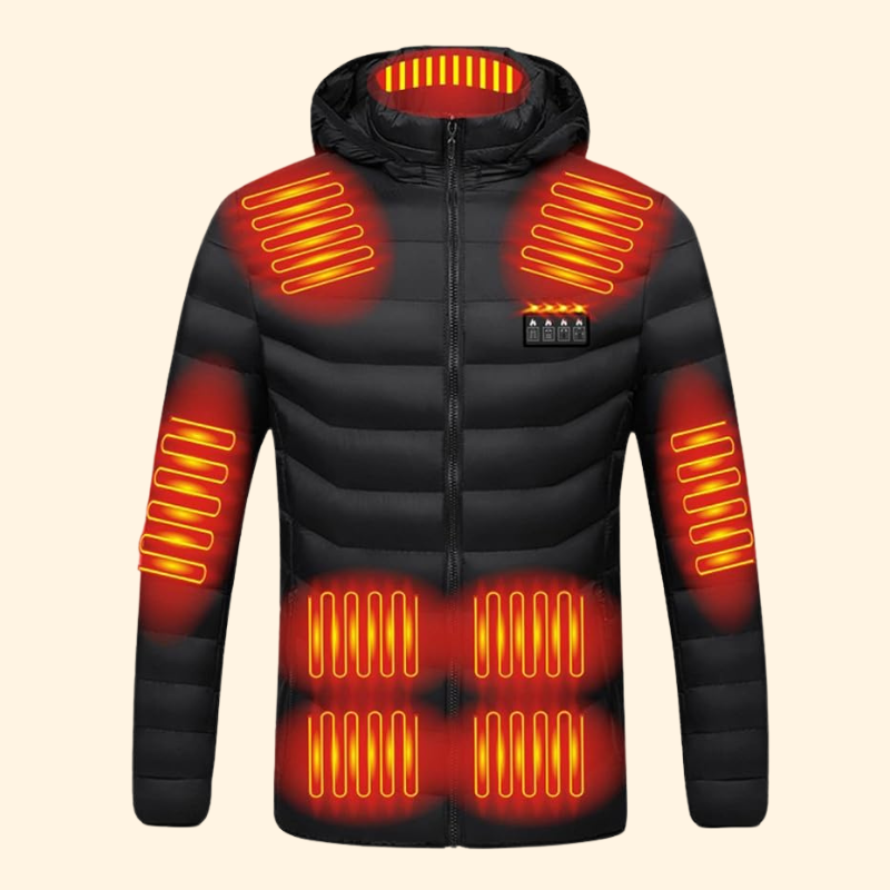 Avelena | Herren- & Damen-Heizjacke – Beste wiederaufladbare beheizte Pufferjacke, leichte batteriebetriebene Winterjacke UK
