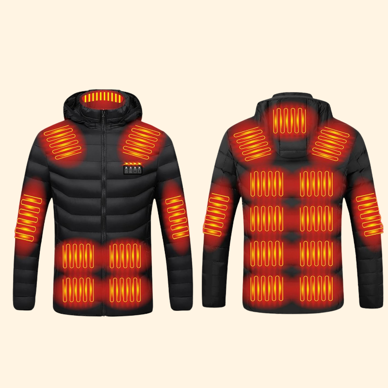 Avelena | Herren- & Damen-Heizjacke – Beste wiederaufladbare beheizte Pufferjacke, leichte batteriebetriebene Winterjacke UK