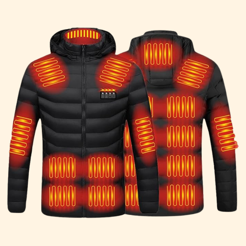 Avelena | Herren- & Damen-Heizjacke – Beste wiederaufladbare beheizte Pufferjacke, leichte batteriebetriebene Winterjacke UK