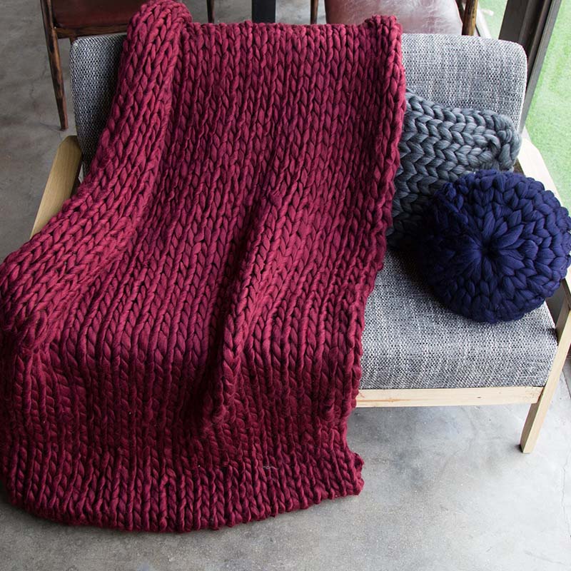 Avelena | Schwere Strickdecke