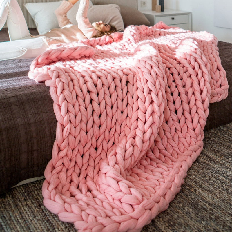 Avelena | Schwere Strickdecke