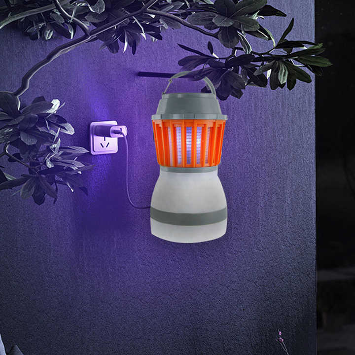 Avelena | Solar LED Mückenlampe mit integrierter Laterne – Effektiver Insektenschutz und Beleuchtung für Garten und Camping