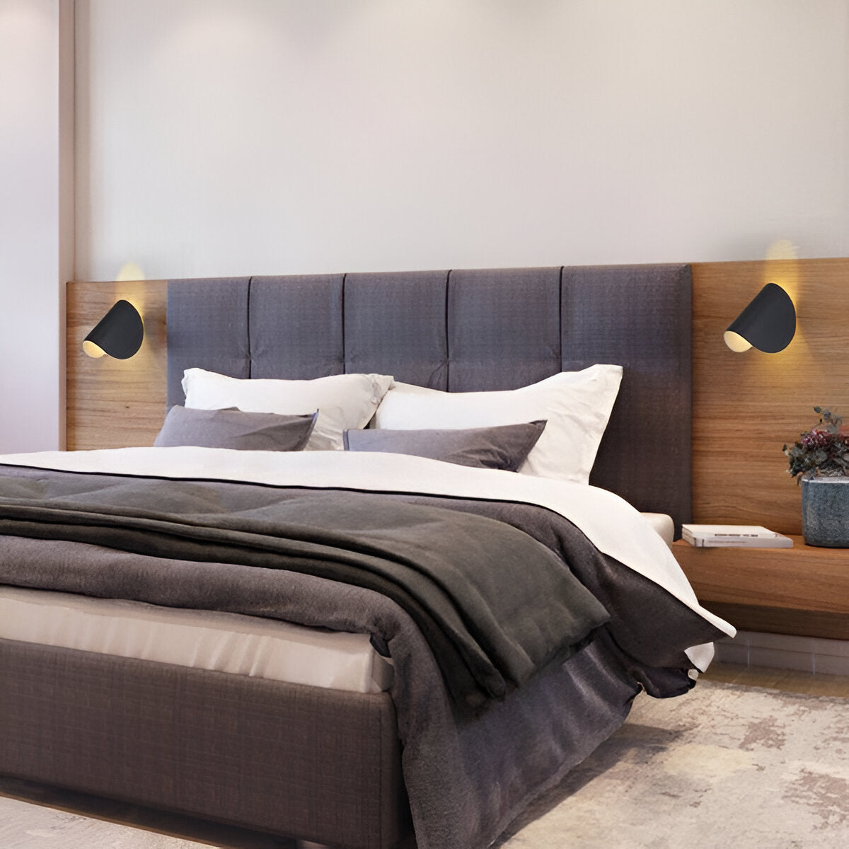 Avelena | Twist Wandlampe - Drehbare Wandleuchte aus Metall - Curve Wandleuchter