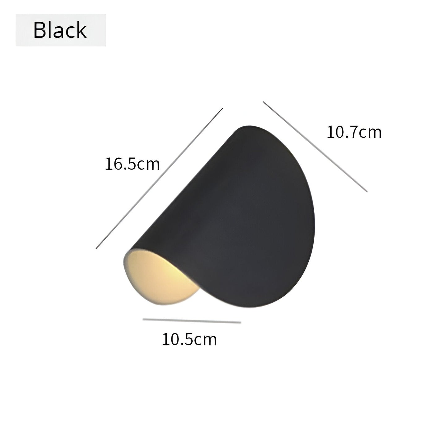 Avelena | Twist Wandlampe - Drehbare Wandleuchte aus Metall - Curve Wandleuchter