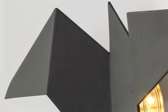 Avelena | OriTori Wandleuchte - Geometrische Origami Vogel Wandleuchte - Japanischer Stil Wandleuchte Design