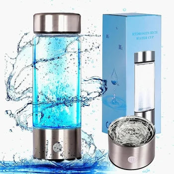 Avelena | Wiederaufladbare alkalische Wasserflasche - Mit Wasser angereichertes Wasserstoff