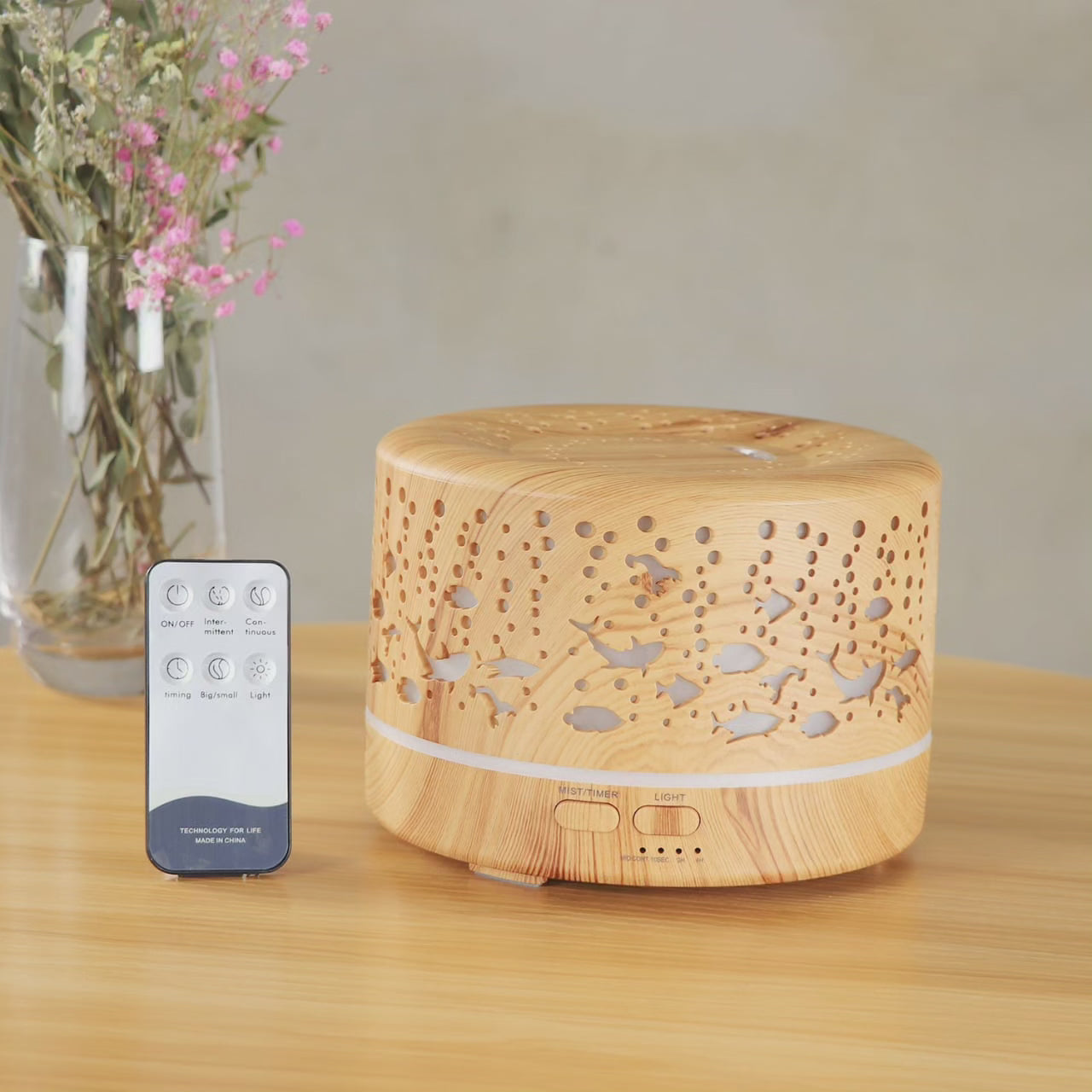 Avelena | Ultraschall Aroma Diffusor Luftbefeuchter mit Fernbedienung