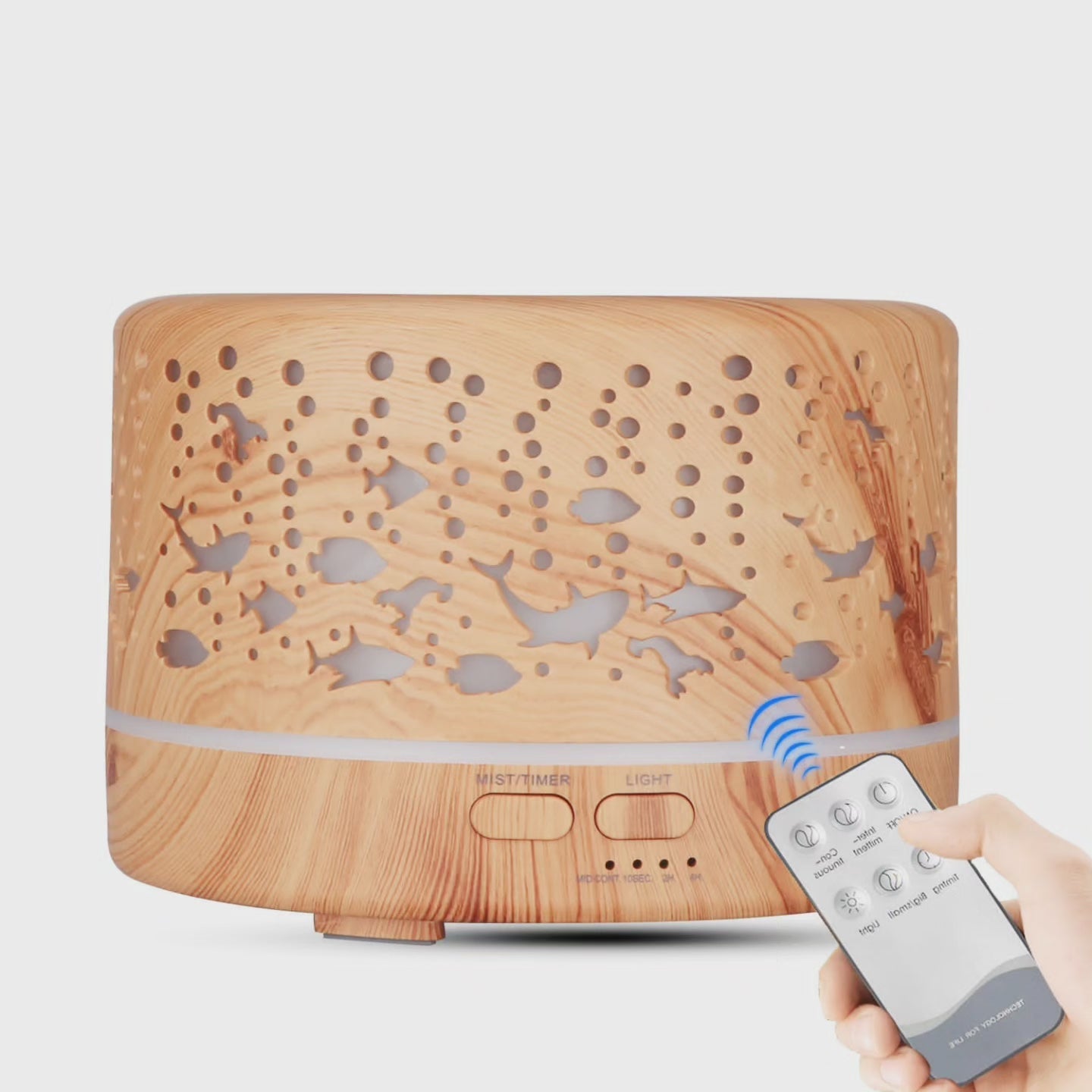 Avelena | Ultraschall Aroma Diffusor Luftbefeuchter mit Fernbedienung
