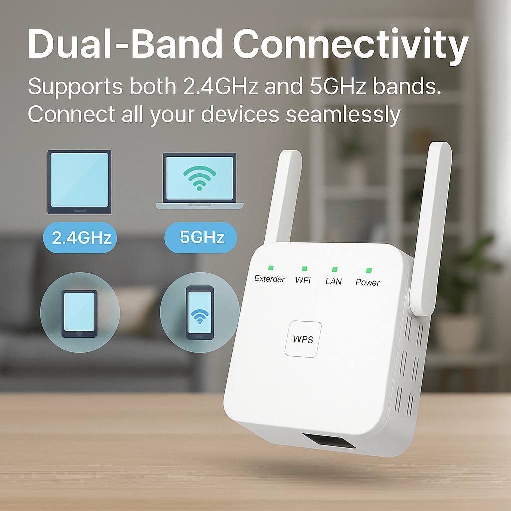 Avelena | WiFiBoost | Top WiFi Extender für schnellere, stärkere Verbindung