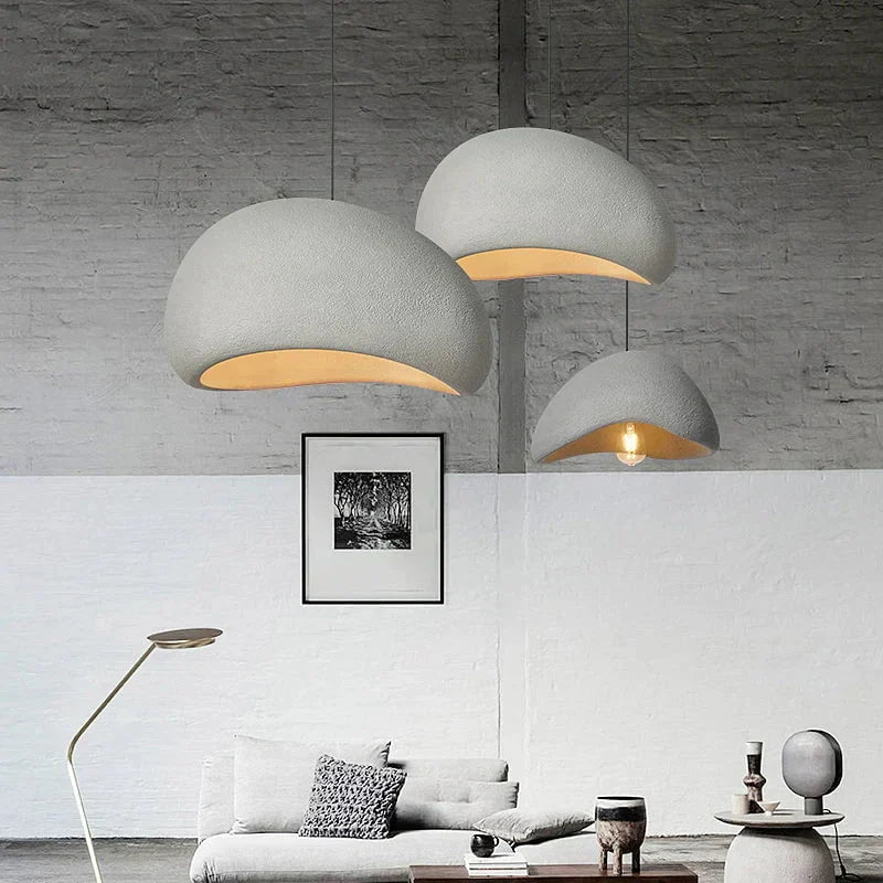 Avelena | ZenGlow Wabi Sabi Pendelleuchte | Minimalistisches Design | Elegante Hängeleuchte für Wohnzimmer & Esszimmer