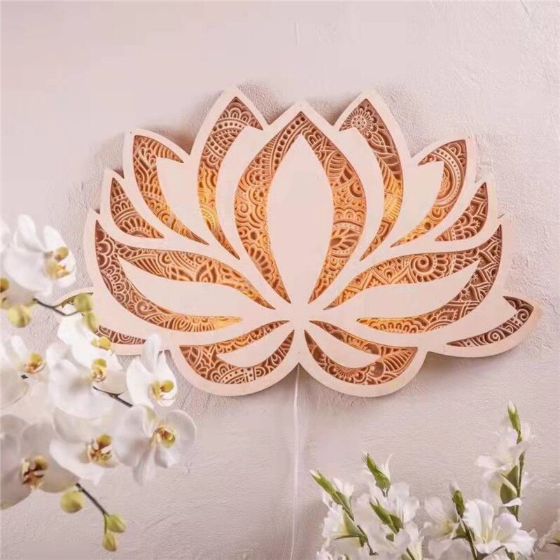 Avelena | Spirituelle Lotus Wandleuchte