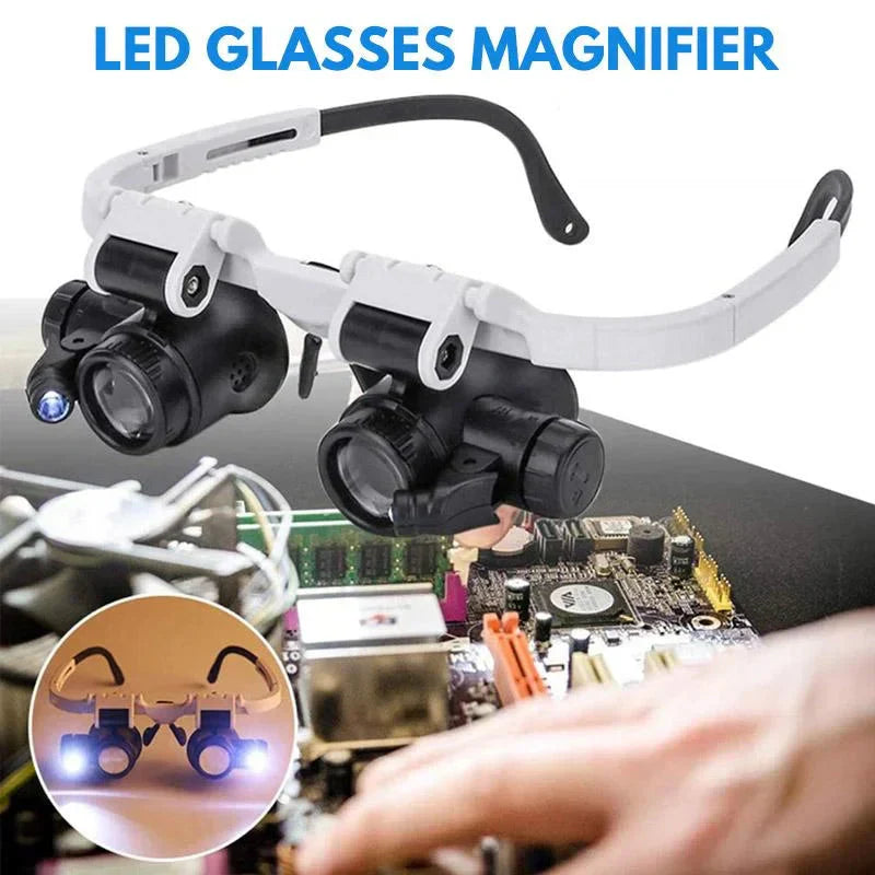 Avelena | SharpZoom | Vergrößerungsgläser – Scharfer Fokus mit LED Licht