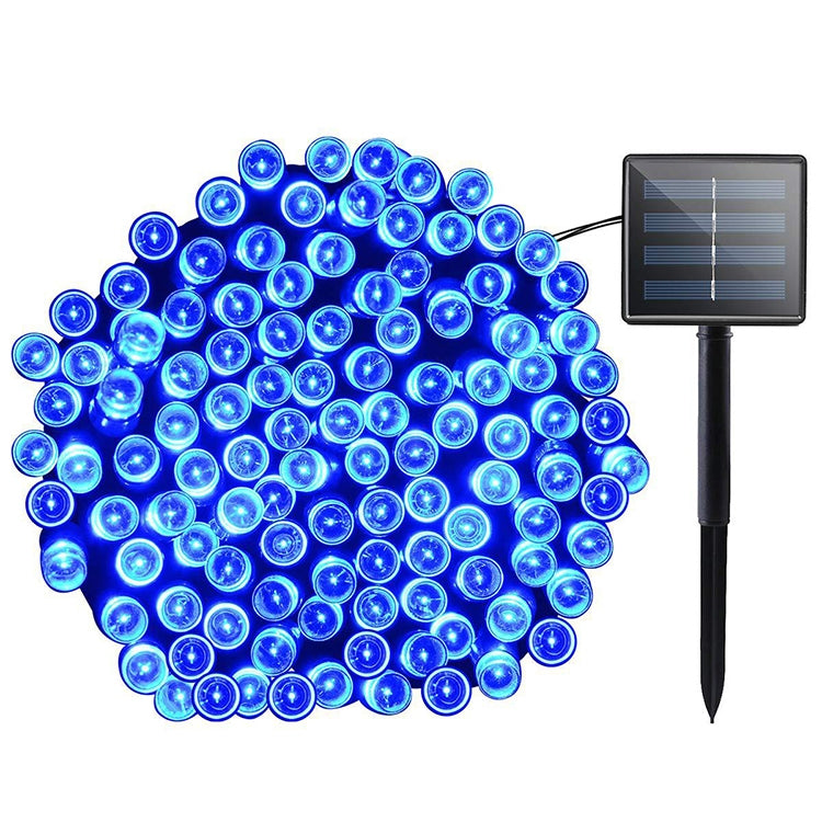 Avelena | 200 LEDs Outdoor-Wasserdichte Weihnachtsfestdekoration Solar Lampen Lichterkette, Länge: 22m(Blaue)