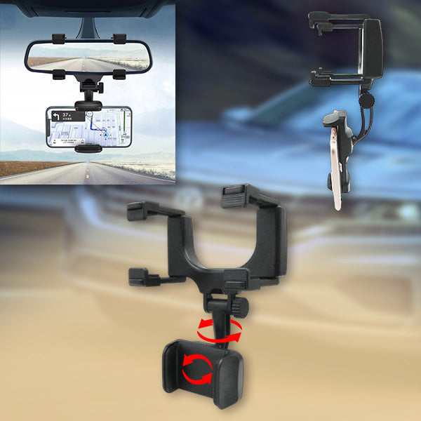 Avelena | ViewGrip 360 – Der Rückspiegel-Handyhalter für sichere Sicht & festen Halt!