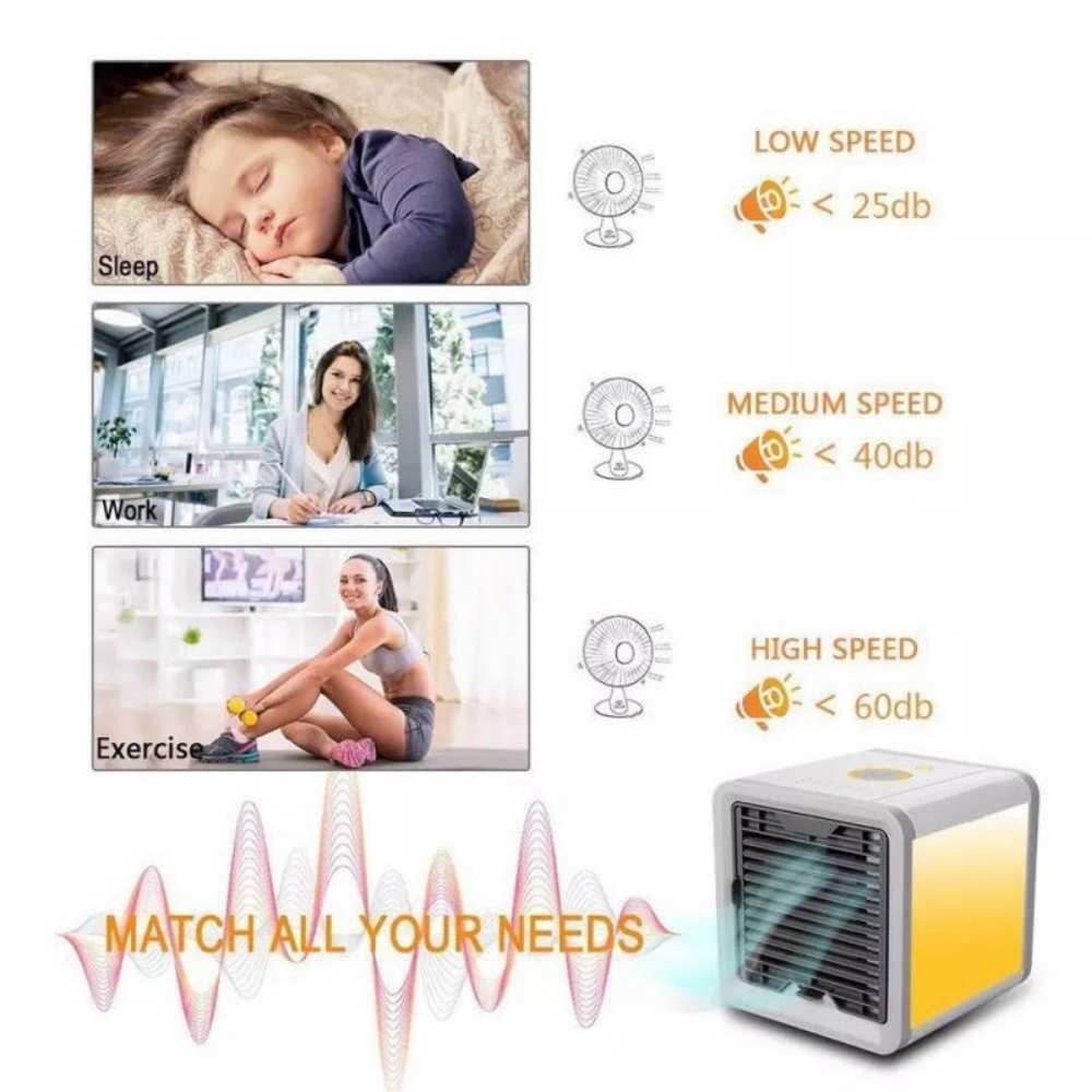 Avelena | Frost Air Kleine tragbare Klimaanlage Miniatur Luftkühler AC 550ml Wassertank
