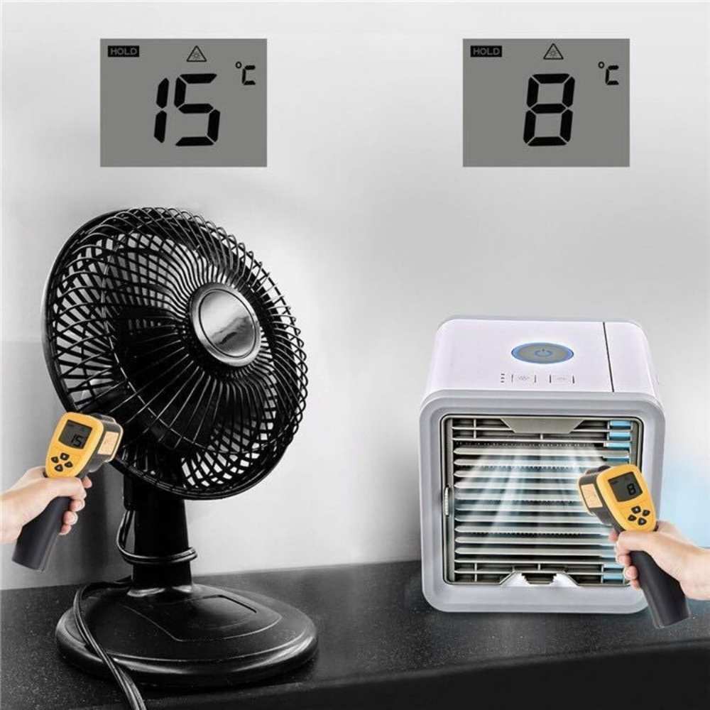 Avelena | Frost Air Kleine tragbare Klimaanlage Miniatur Luftkühler AC 550ml Wassertank