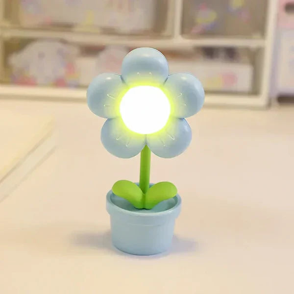 Avelena | Süße Blumen-Nachtlampe für Kinder – LED Tischlampe im Blumen-Design für das Kinderzimmer