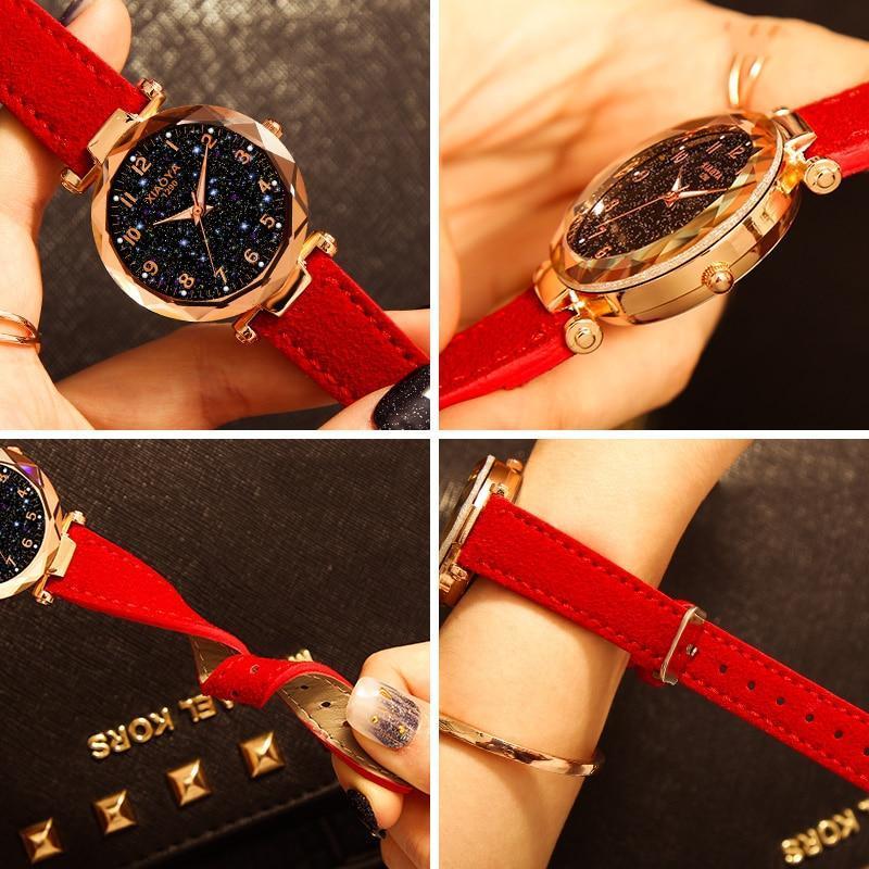 Avelena | StellareUhr Galaxie Glow Armbanduhr