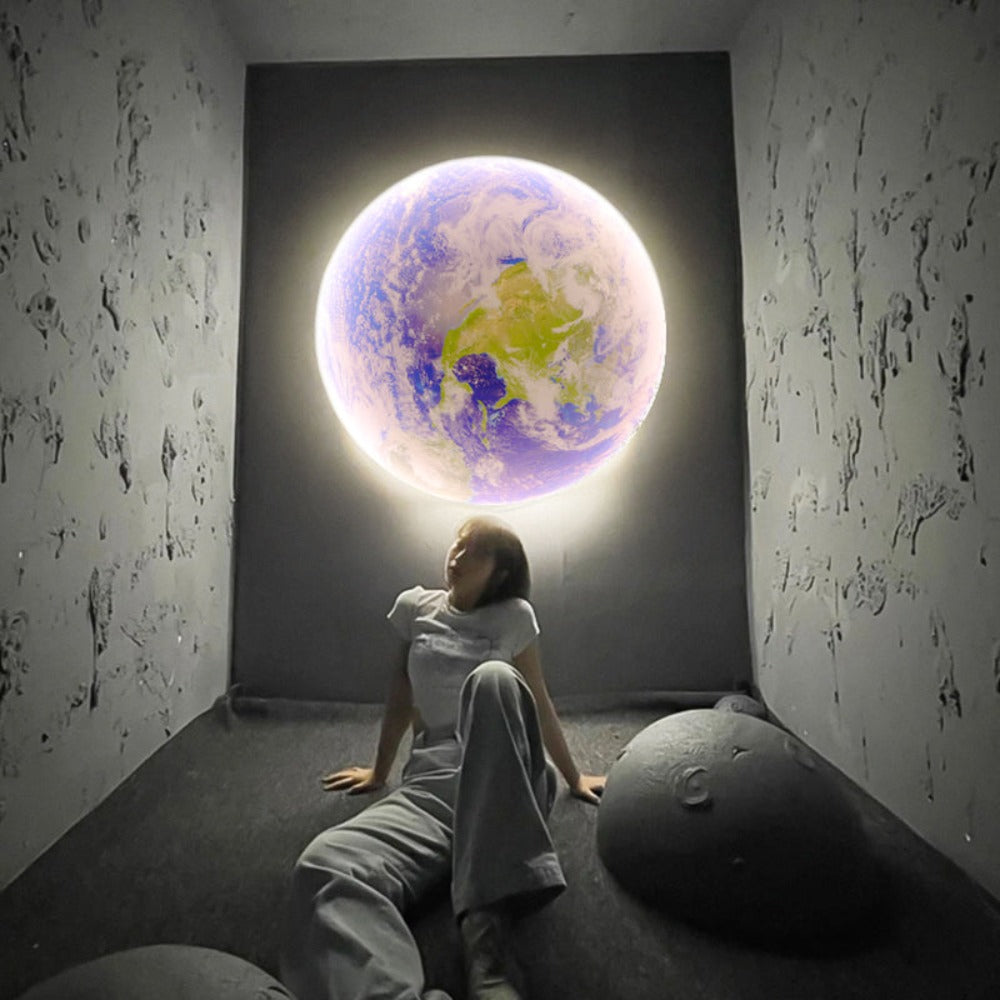 Avelena | 3D LED Mond oder Erde Decken- oder Wandlampe (3 Stile) 24CM-80CM