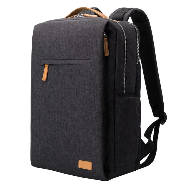 Avelena | TechPort Laptop-Rucksack mit USB-Ladeanschluss – Wasserabweisendes Design für 15,6-Zoll-Laptops