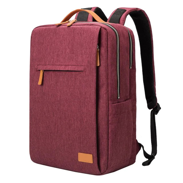 Avelena | TechPort Laptop-Rucksack mit USB-Ladeanschluss – Wasserabweisendes Design für 15,6-Zoll-Laptops