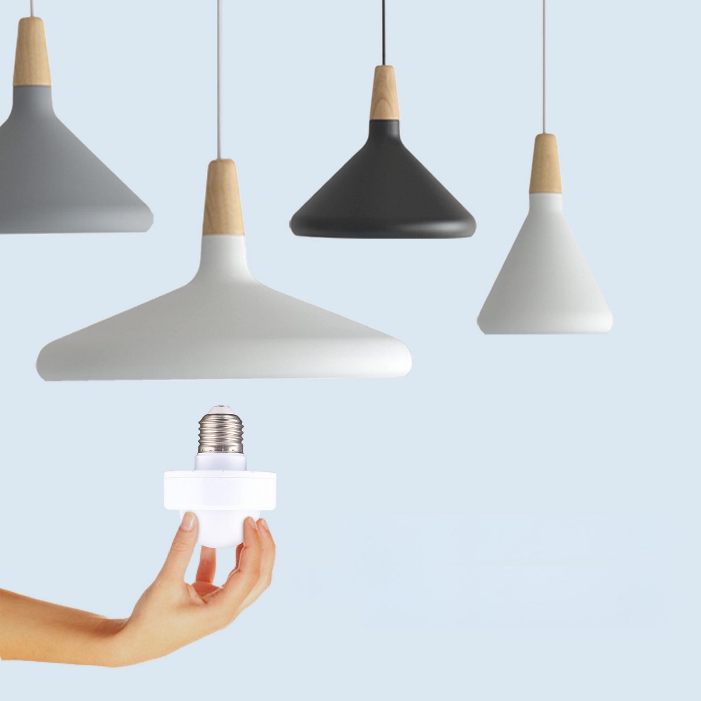 Avelena | RoyaleGlow wiederaufladbare LED-Glühbirne - Fernbedienung, berührungsgesteuert, Mehrfarben