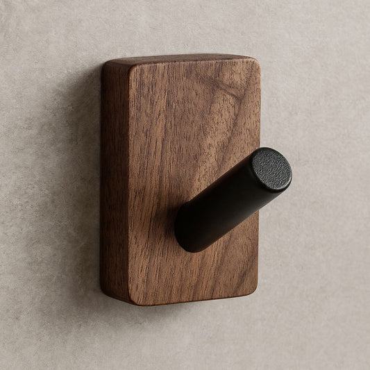 Avelena | Wandorganisator aus natürlichem Holz mit Haken