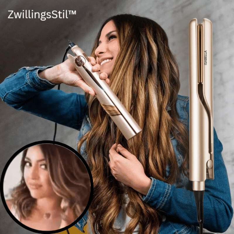 Avelena | ZwillingsStil 2-in-1-Hairstyler und Lockenstab