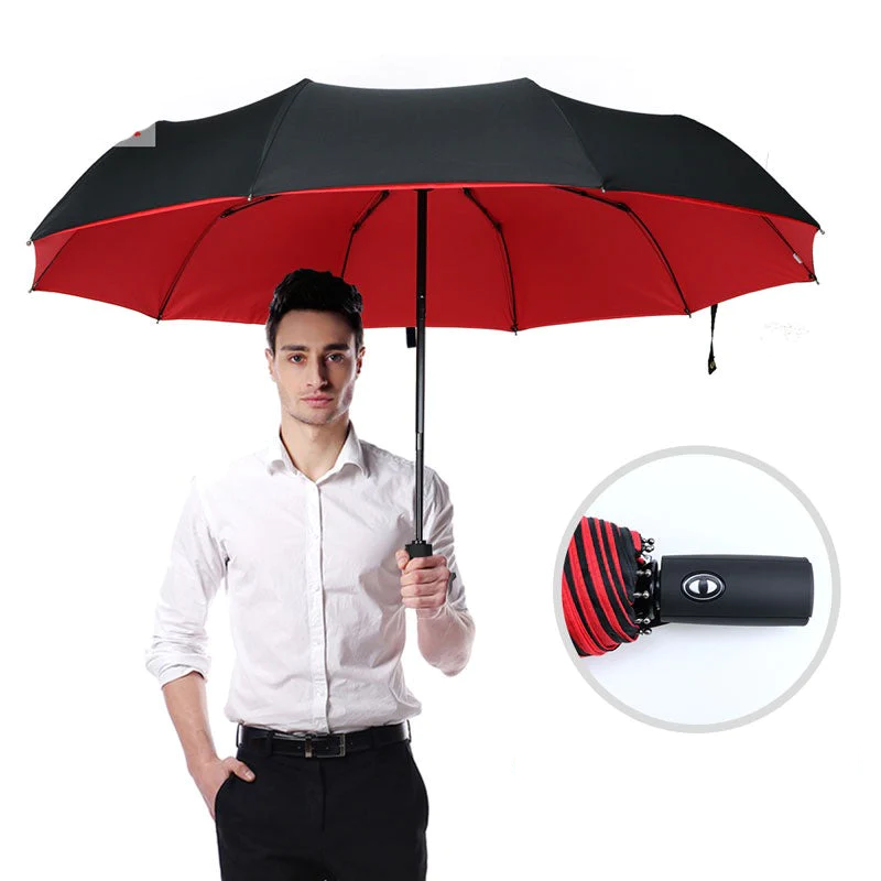 Avelena | AeroRain | Kompakt Regenschirm für stürmische Tage