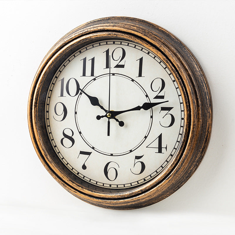 Avelena | WoodEra - Zeitlose braune Wanduhr