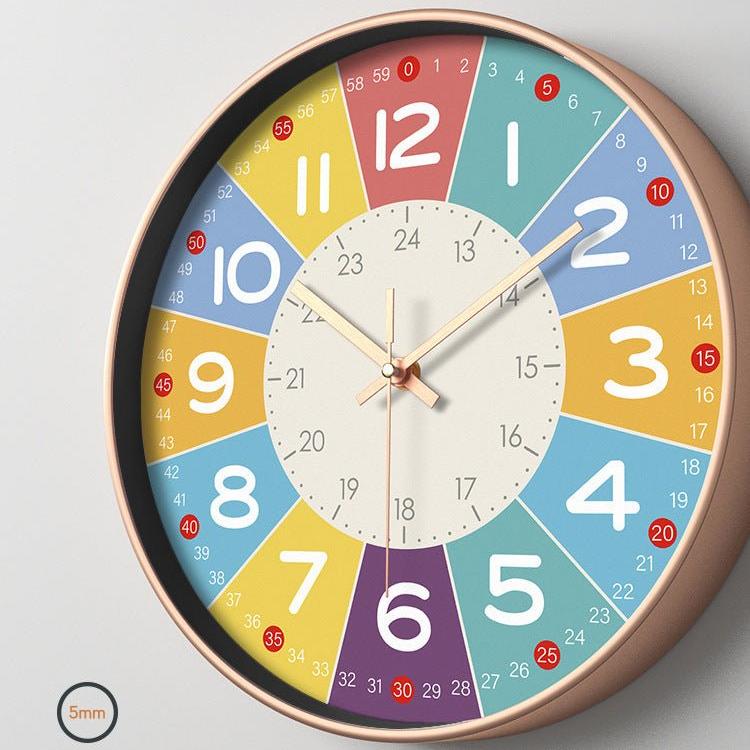 Avelena | SilentKids – Lautlose Wanduhr Fürs Kinderzimmer