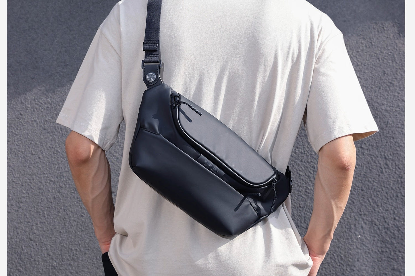 Avelena | Trendy Herren Crossbody Brusttasche - Sportliche Gürteltasche