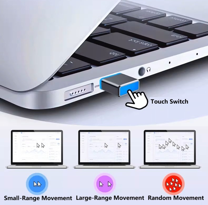 Avelena | USB Virtual Mouse Mover: Auto-Slide Anti-Schlaf Bildschirm Retter