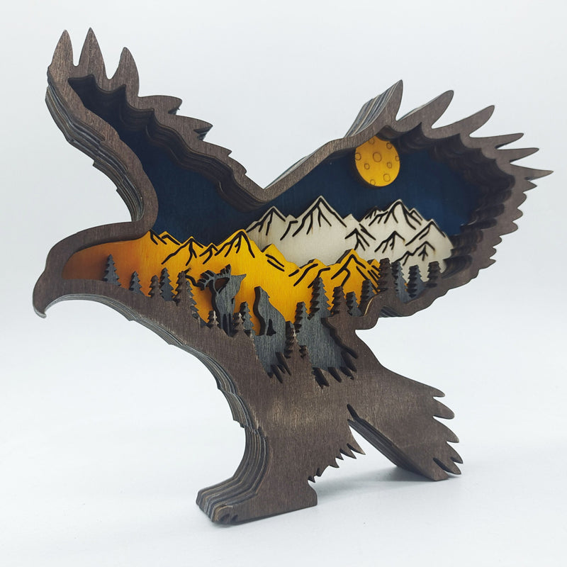 Avelena | 3D Kreative Holz Tier Schnitzerei Handwerk Geschenk