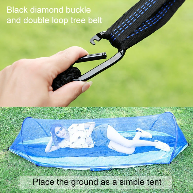 Avelena | Tragbare Outdoor Camping Vollautomatische Nylon Fallschirmhängematte mit Moskitonetzen, Größe : 250 x 120cm (Olivegrün)