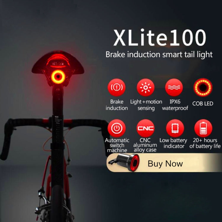 Avelena | XLITE100- ETA100 IPX-6 abnehmbares USB wiederaufladbares intelligentes Sensor-Bremsrücklicht