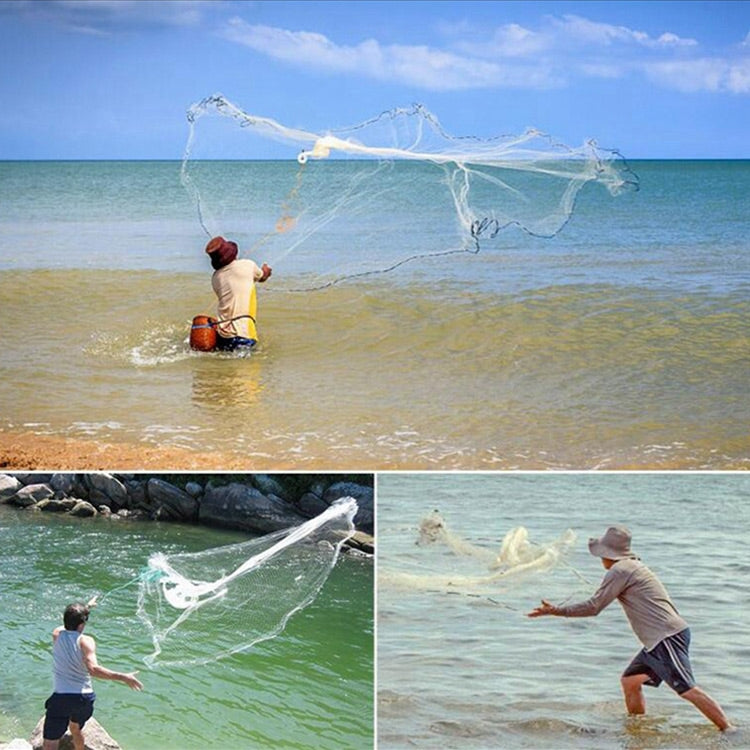 Avelena | 360 Fliegende Scheibe Monofilament Angelnetz, Höhe: 1,8 m