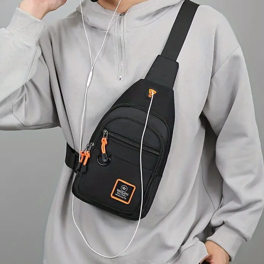 Avelena | UrbanTrail – Langlebige Herren-Schultertasche | Wasserdichte Umhängetasche für Reisen & den Alltag