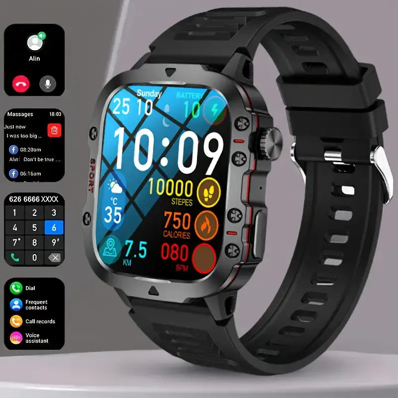 Avelena | TrailMate | Wasserdichte Outdoor-Smartwatch – Für Abenteuer & Präzision