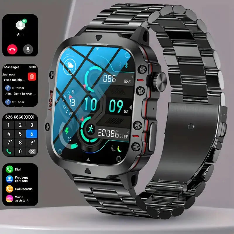 Avelena | TrailMate | Wasserdichte Outdoor-Smartwatch – Für Abenteuer & Präzision