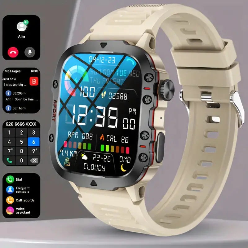 Avelena | TrailMate | Wasserdichte Outdoor-Smartwatch – Für Abenteuer & Präzision