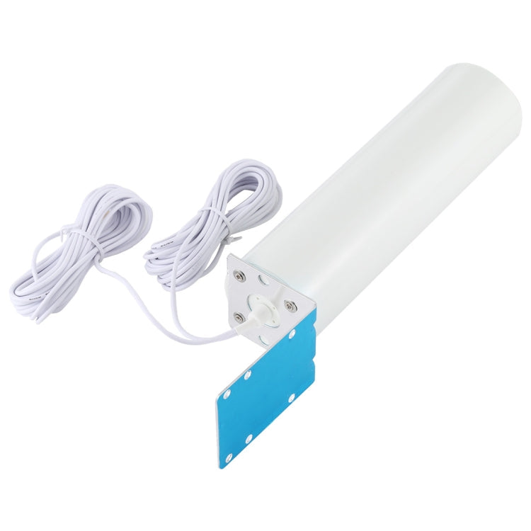 Avelena | 4G LTE WiFi 12DBi Omni Außenfassantenne mit CRC9 männlich (Weiß)