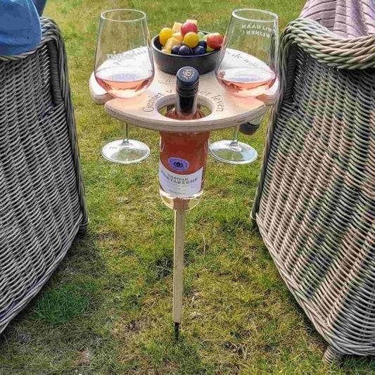 Avelena | Tragbarer Weintisch für Picknick & Outdoor-Genuss